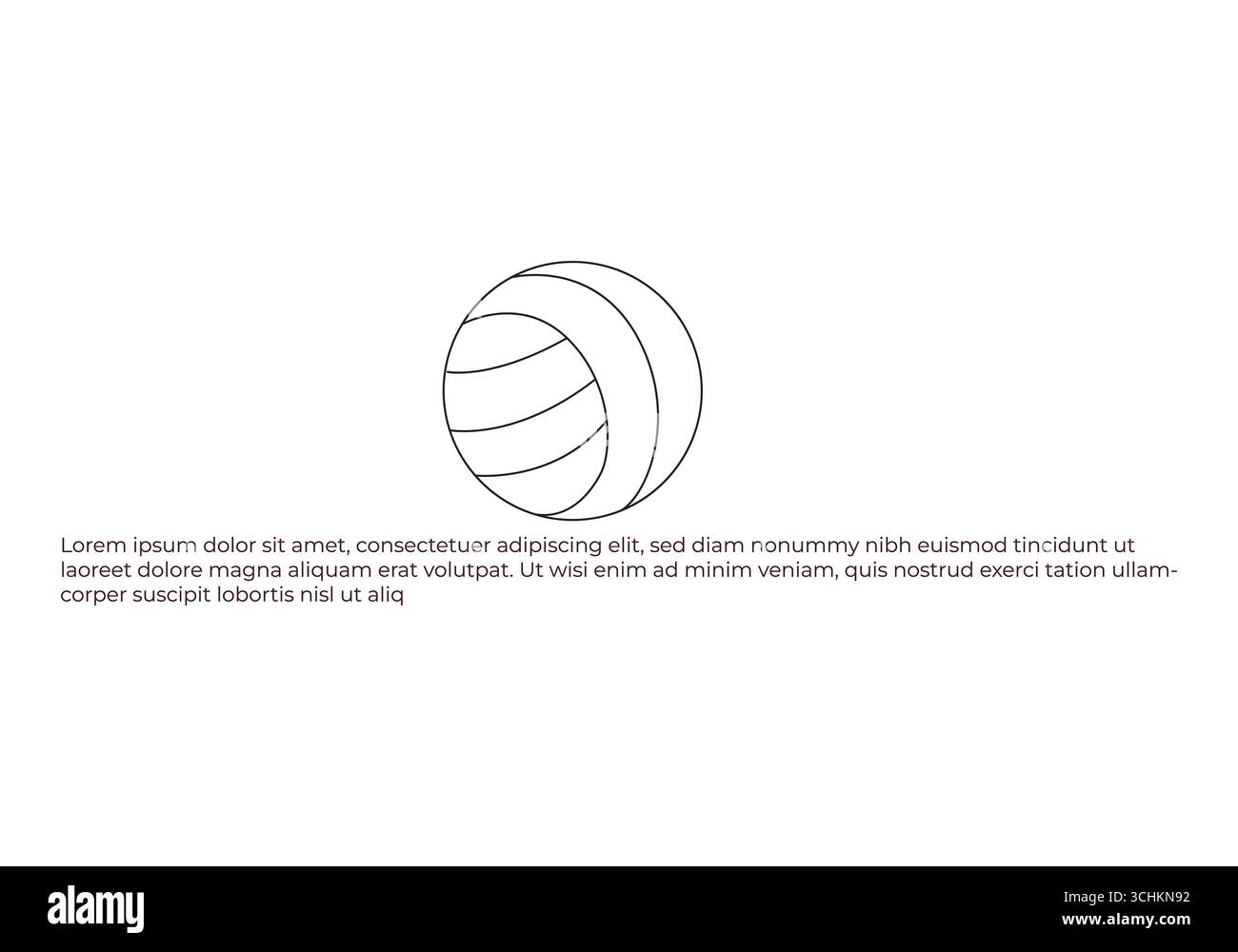 Basketball one line art. Continuous line drawing of ball Stock Vector