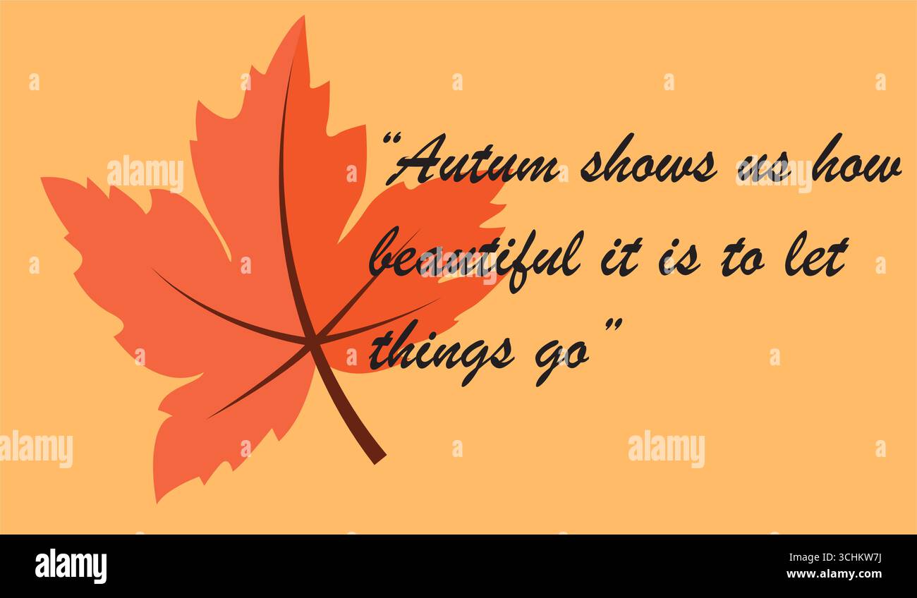 hello autumn banner card Stock Vector