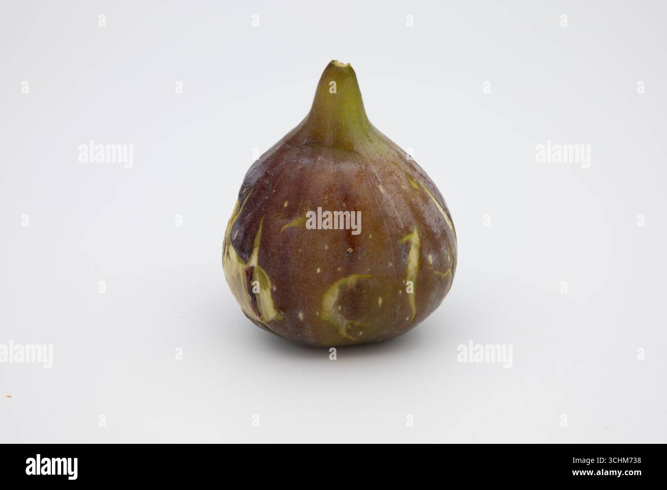Ripe fig fruit isolated on white. Stock Photo