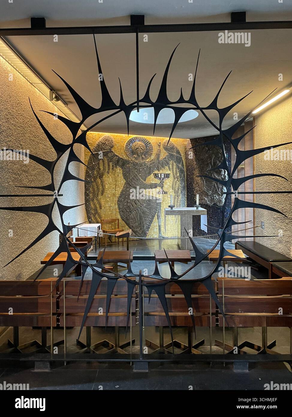 Gethsemane Chapel, Coventry Cathedral - Smartphone Captured Stock Image