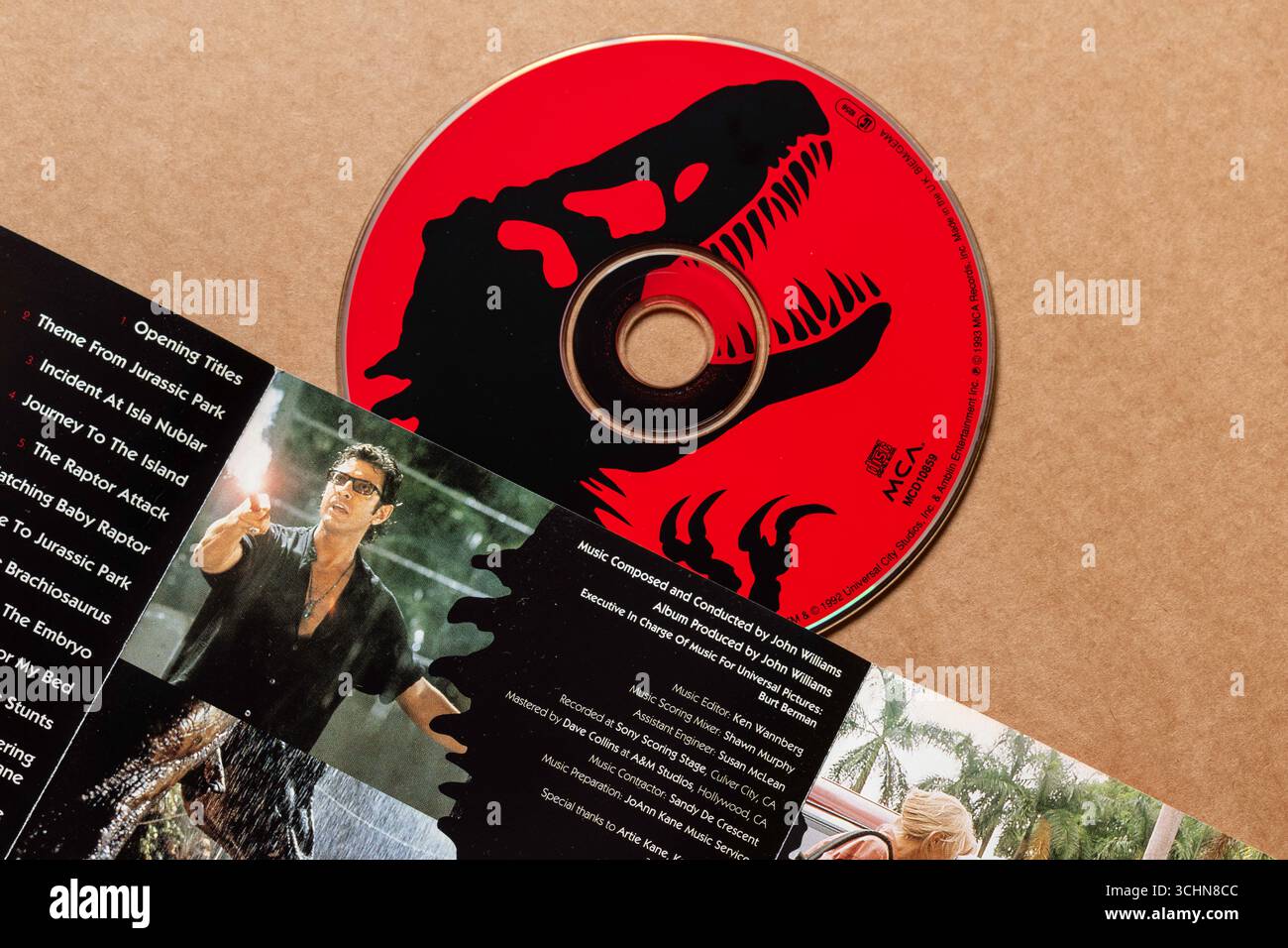 'Jurassic Park' Original Motion Picture Soundtrack, compact disc with ...