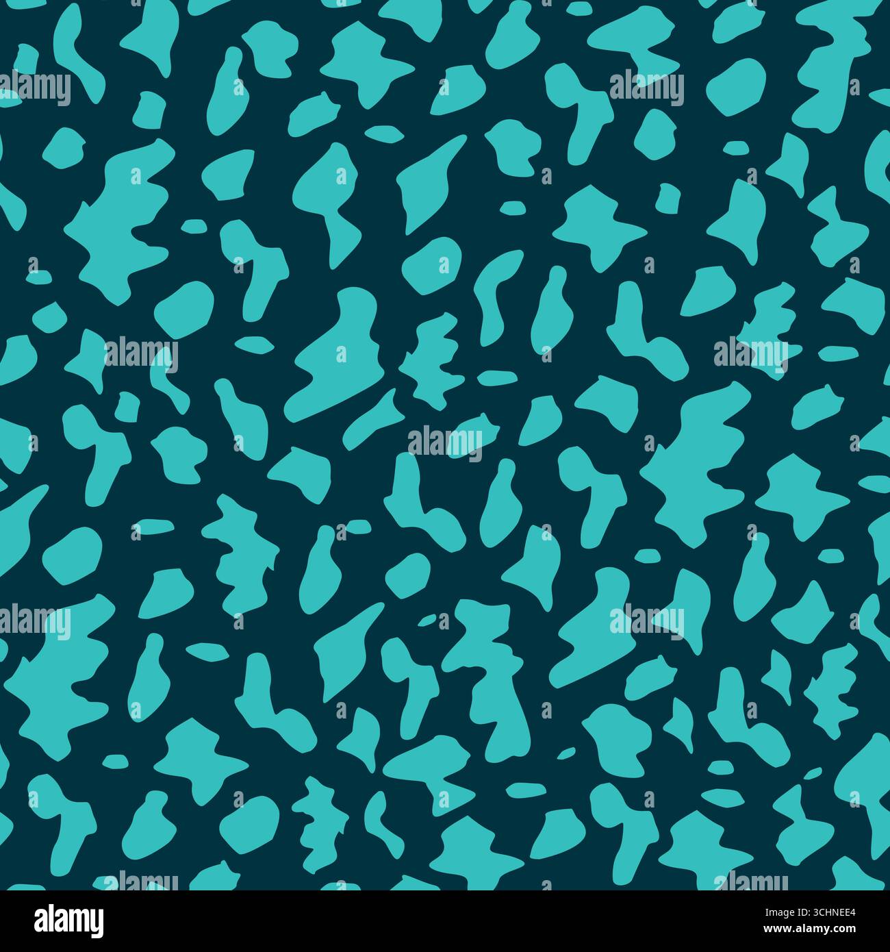 Abstract Leopard Print, Seamless Minimalist Animal Spot Pattern Stock Vector
