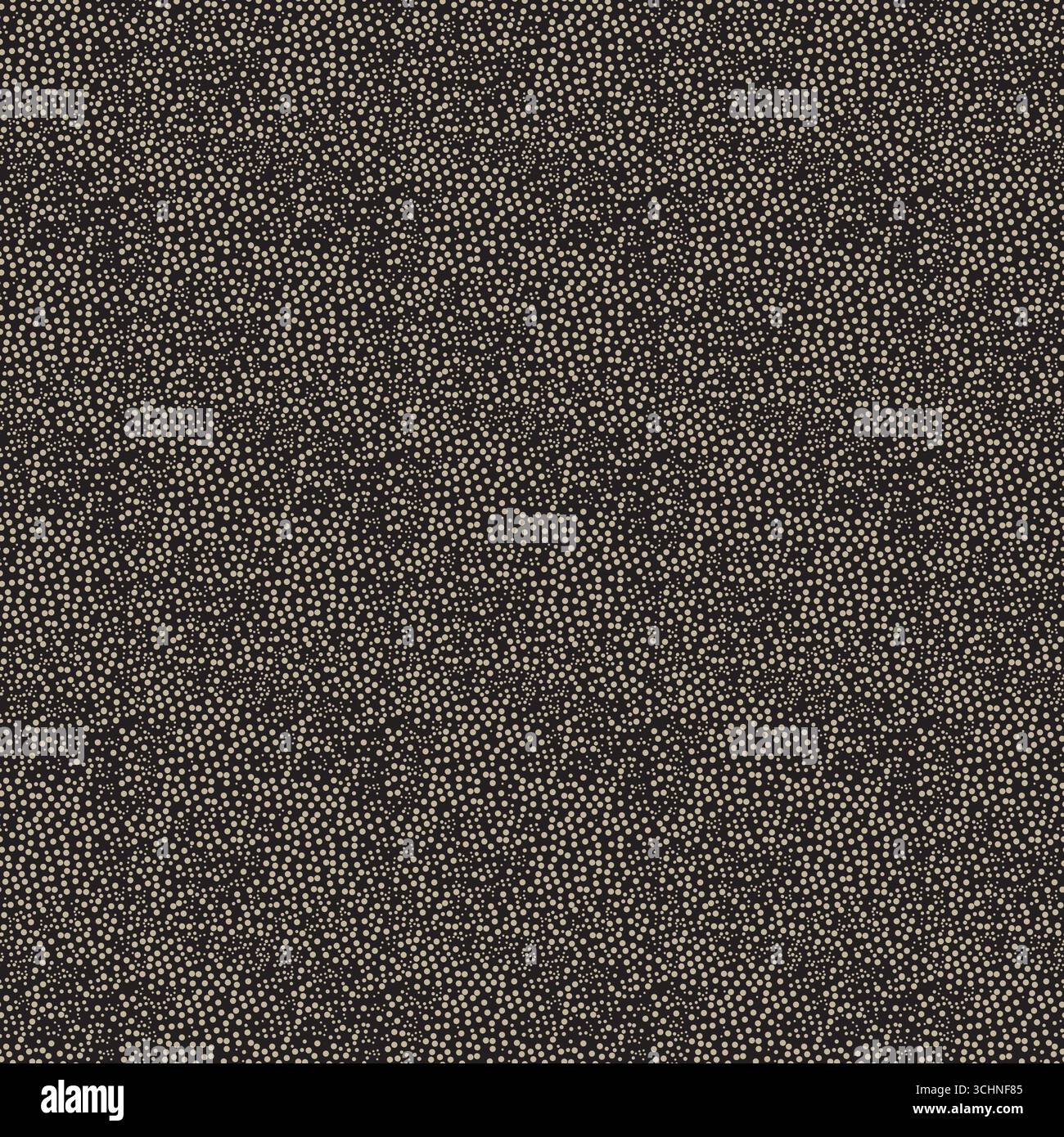 Abstract Dotted Seamless Pattern, Stippled Texture Stock Vector