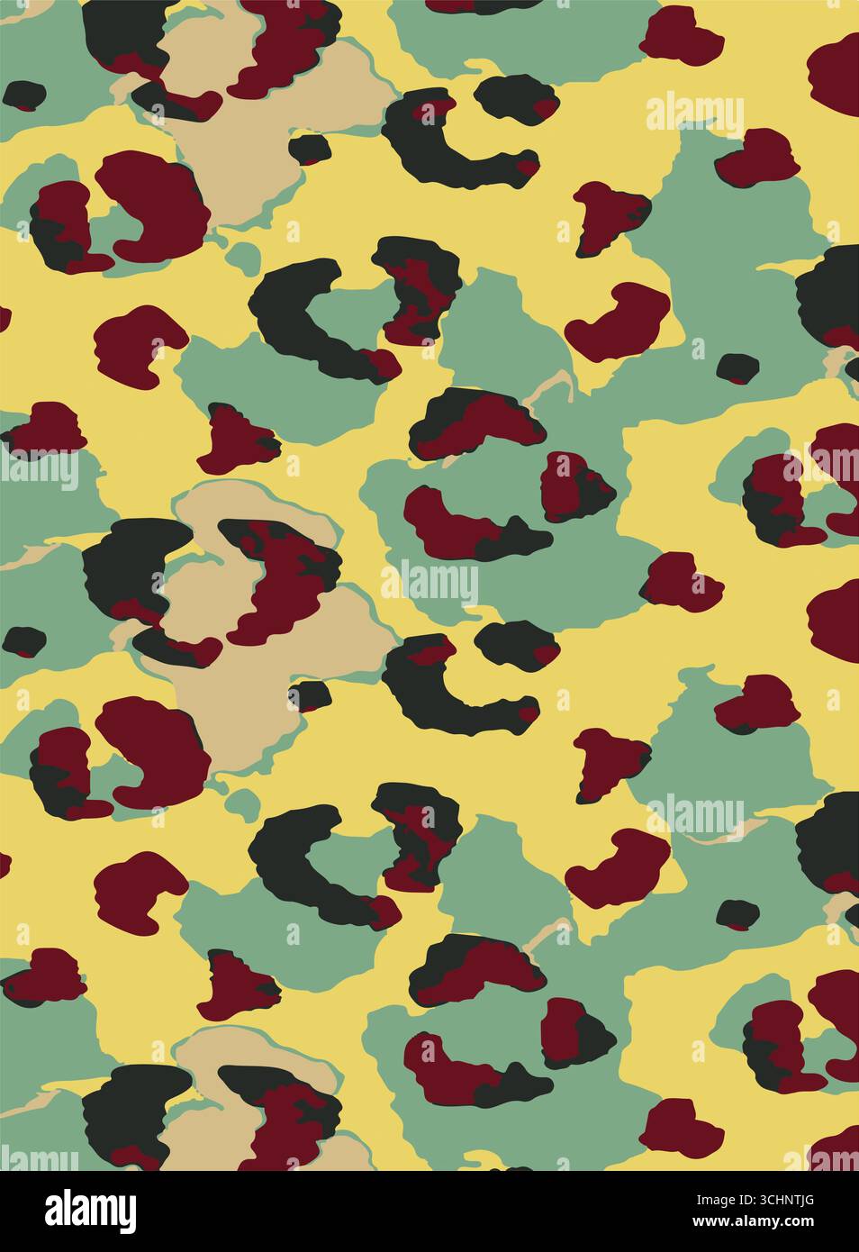 Leopard print. Vector seamless pattern. Animal skin background with ...