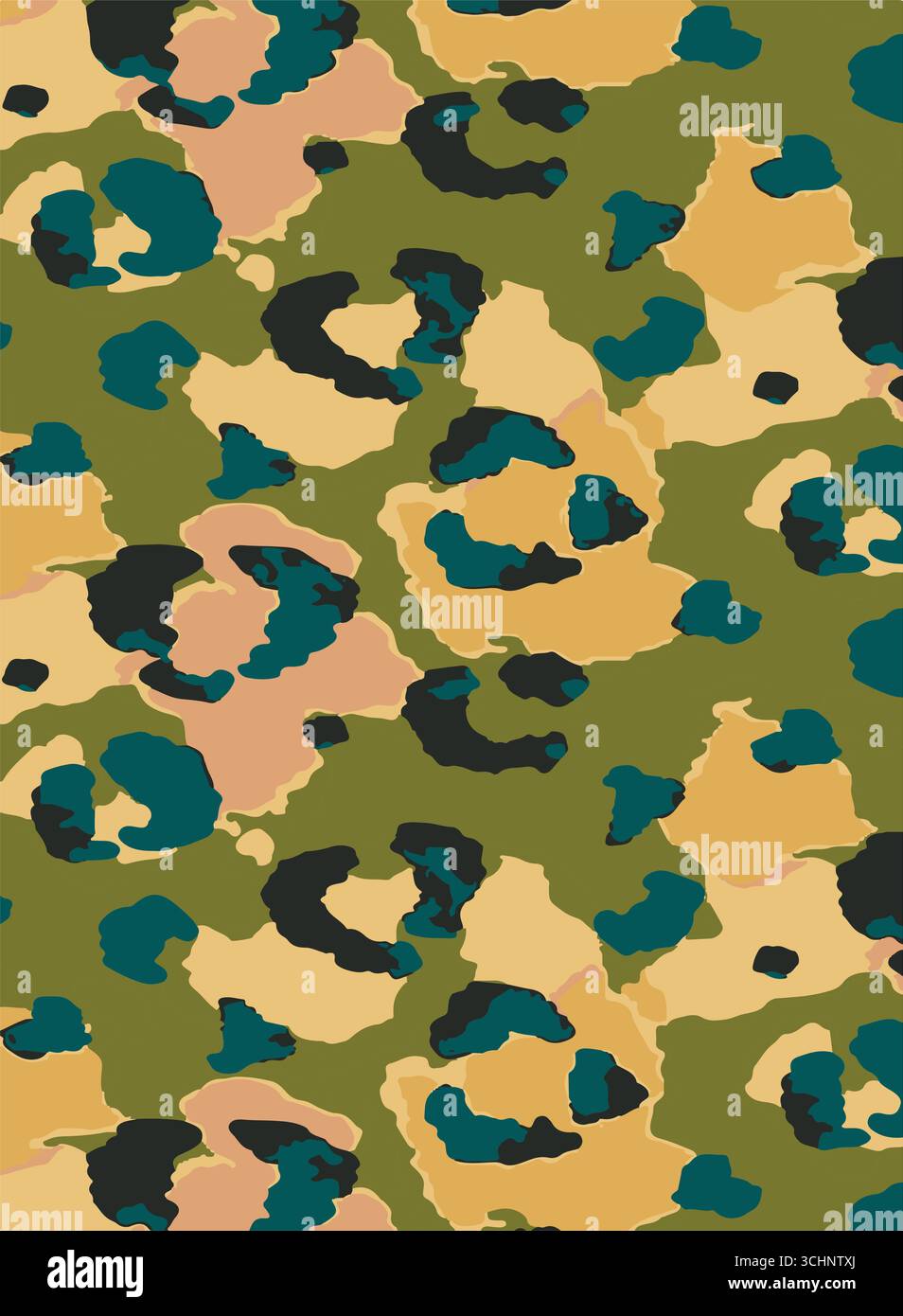 Leopard print. Vector seamless pattern. Animal skin background with ...