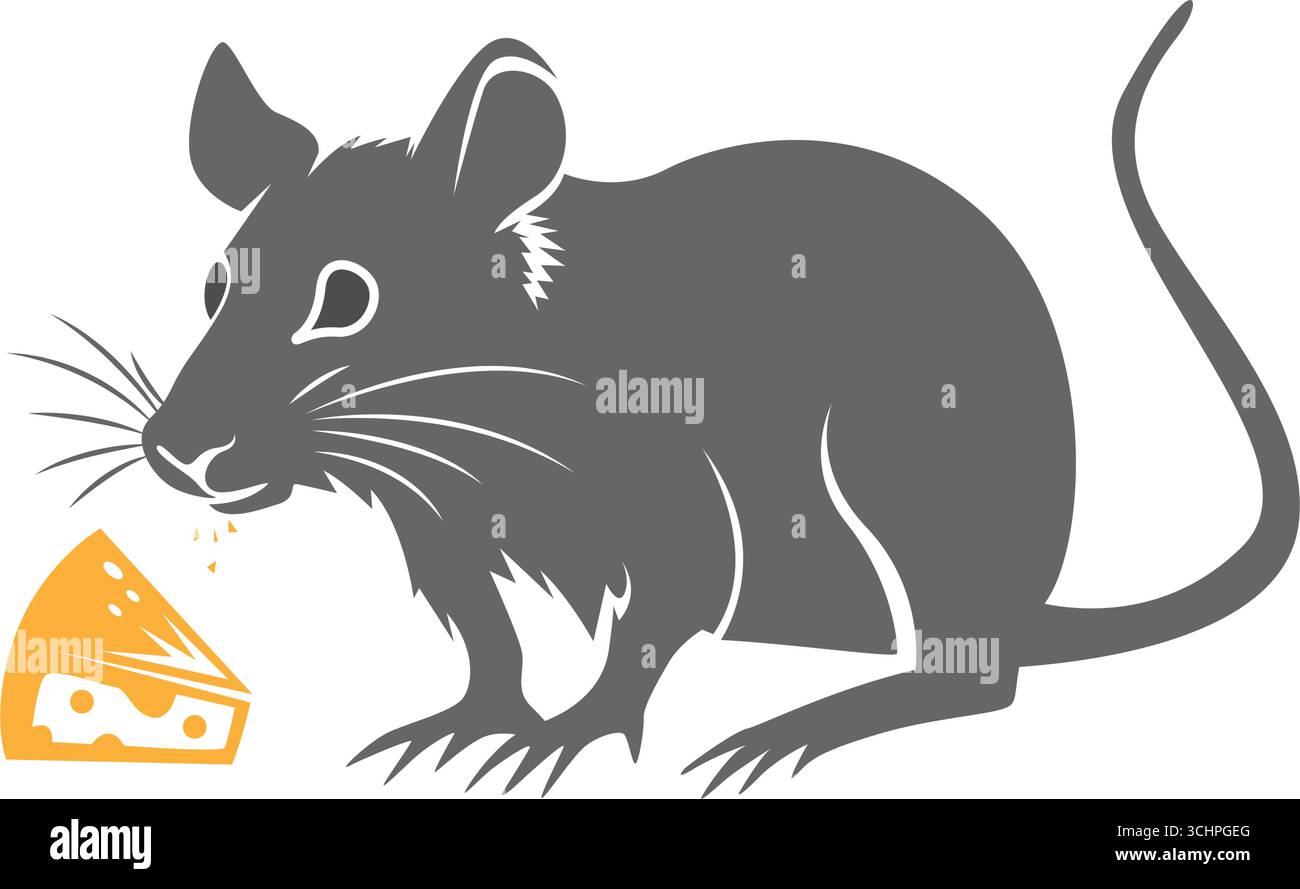 Rats logo icon illustration design Stock Vector