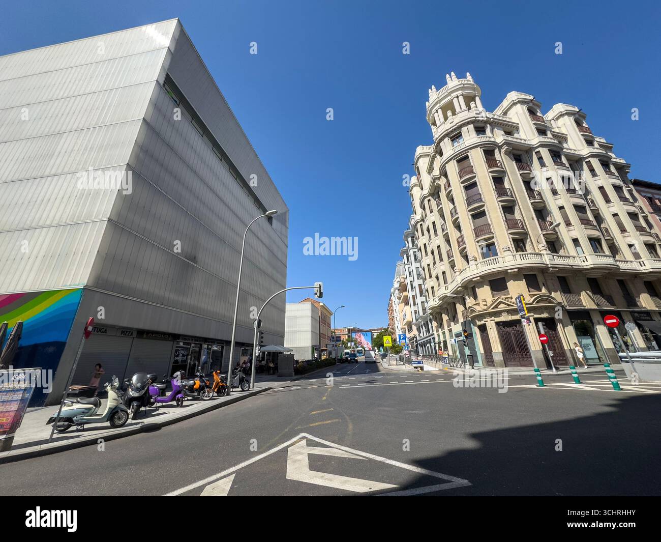 Barceló Market (Mercado Barceló), Calle Barceló 6, in the Justicia neighborhood, central Madrid., Spain - Smartphone Captured Stock Image