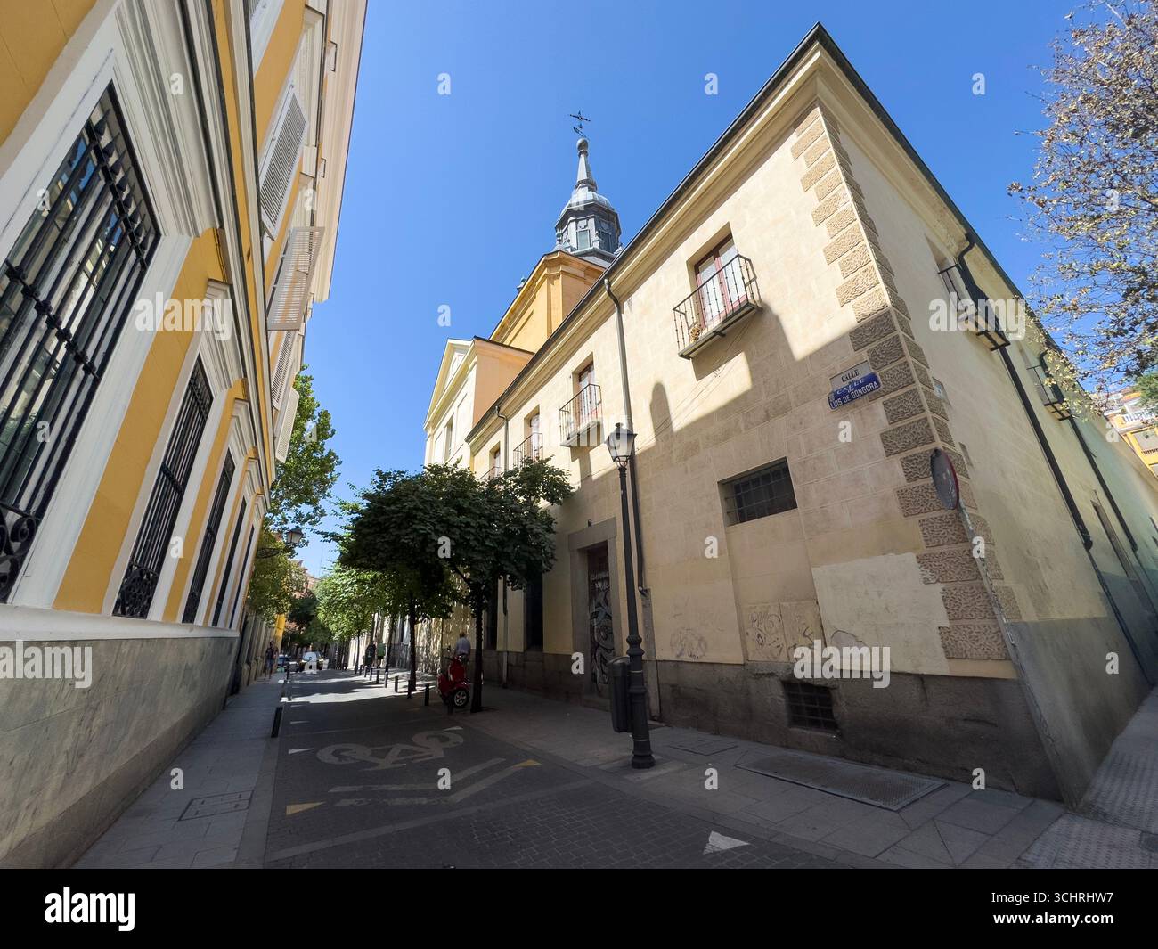 Misioneras del Santísimo Sacramento y María Inmaculada 'Cachito de Cielo', calle de Luis de Gongora, Madrid, Spain - Smartphone Captured Stock Image