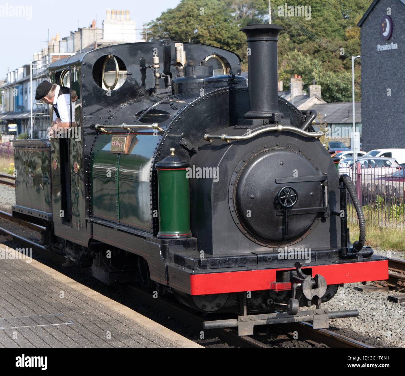 Prince Train Porthmadog Harbour railway station terminus for both the Ffestiniog ...