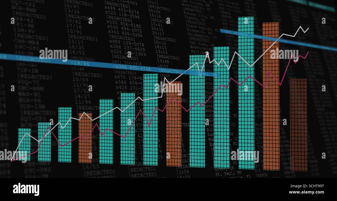 Displaying teal bar chart hi-res stock photography and images - Alamy
