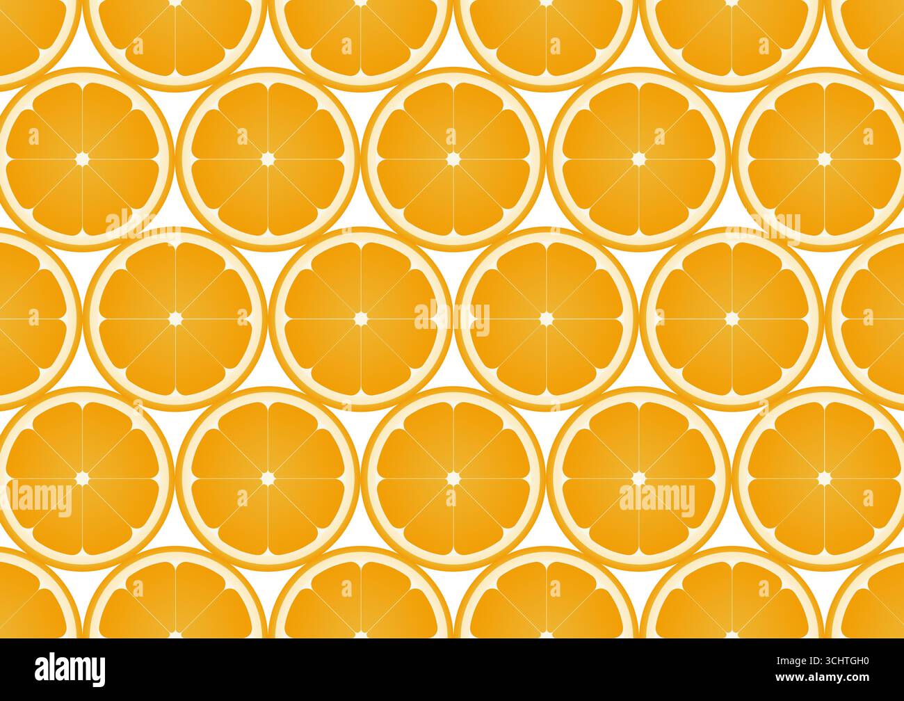 Orange Fruit Background. Vector Illustration. Stock Vector