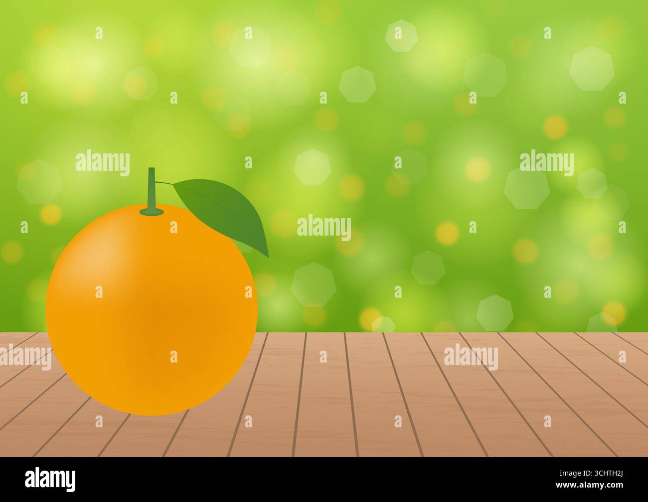 Fresh Orange Fruits Background. Vector Illustration. Stock Vector