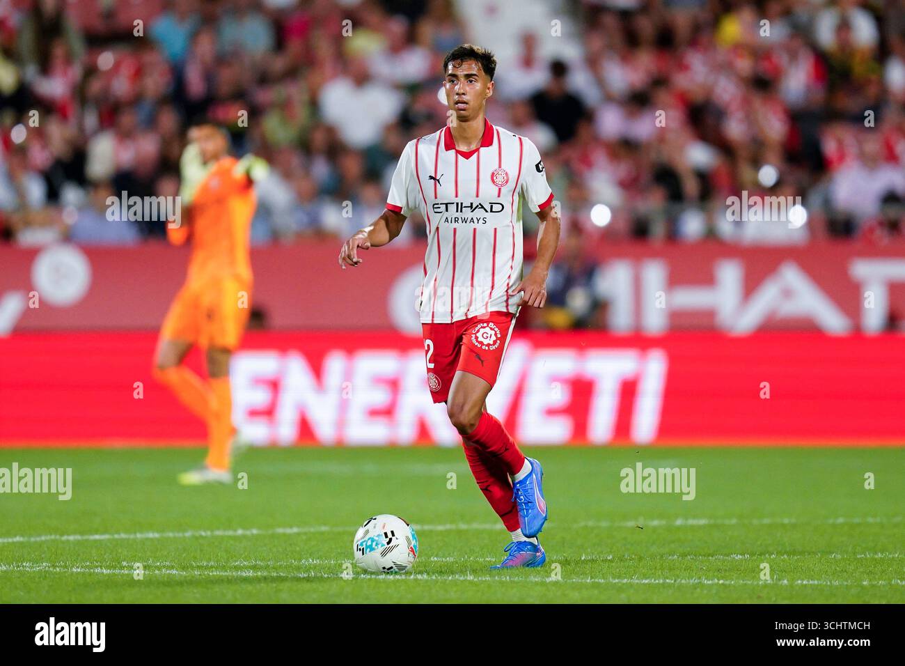 Vitor Reis of Girona FC during the La Liga match 2025-2026, date 3 ...