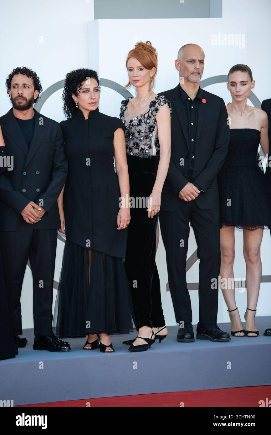 Motaz Malhees Clara Khoury Odessa Rae Guest Rooney Mara 82nd Motaz Malhees Clara Khoury Odessa Rae Guest Rooney Mara82nd Venice Film Festivalred Carpet Of The Movie The Voice Of Hind Rajab Palazzo Del Cinema Venice Lido Italy3rd September 133373 103 Not Exclusive 3CHTN00 