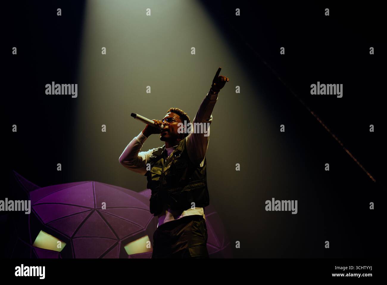 Barcelona, Spain. 29th May 2025. Myke Towers (Puerto Rican rapper and ...