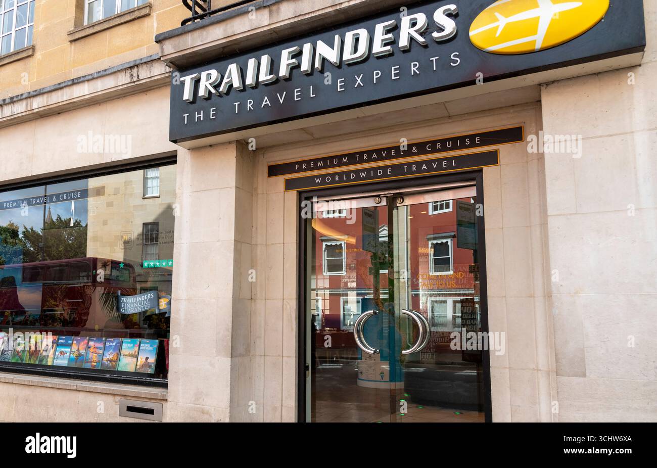 Oxford England UK. 31.08.2025. Famous travel agents premises on St Aldates in Oxford city centre UK. Stock Photo