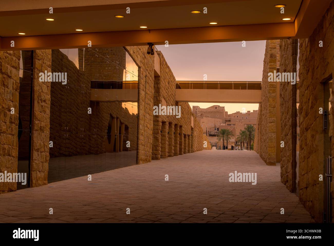 Glass Building Riyadh Modern architectural building in Riyadh, Saudi Arabia, featuring glass ...