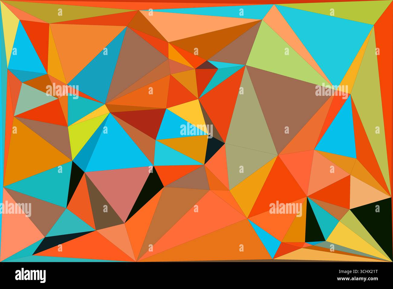 Polygonal mosaic with gradient color abstract geometric background. Low Poly background design. Technology low Poly background. Modern and trendy abst Stock Vector