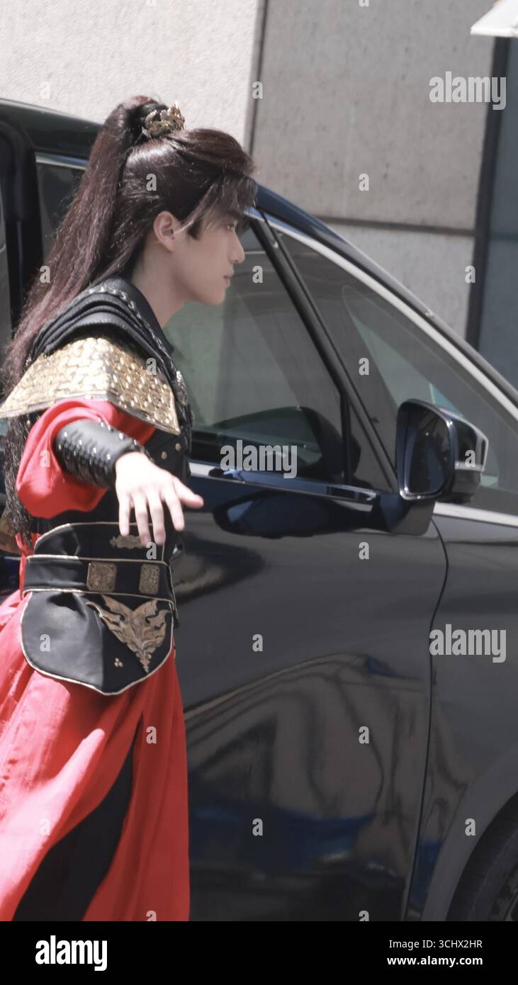 Kangle Actor Chinese actor Zhang Kangle appears in Hangzhou City, east China's ...