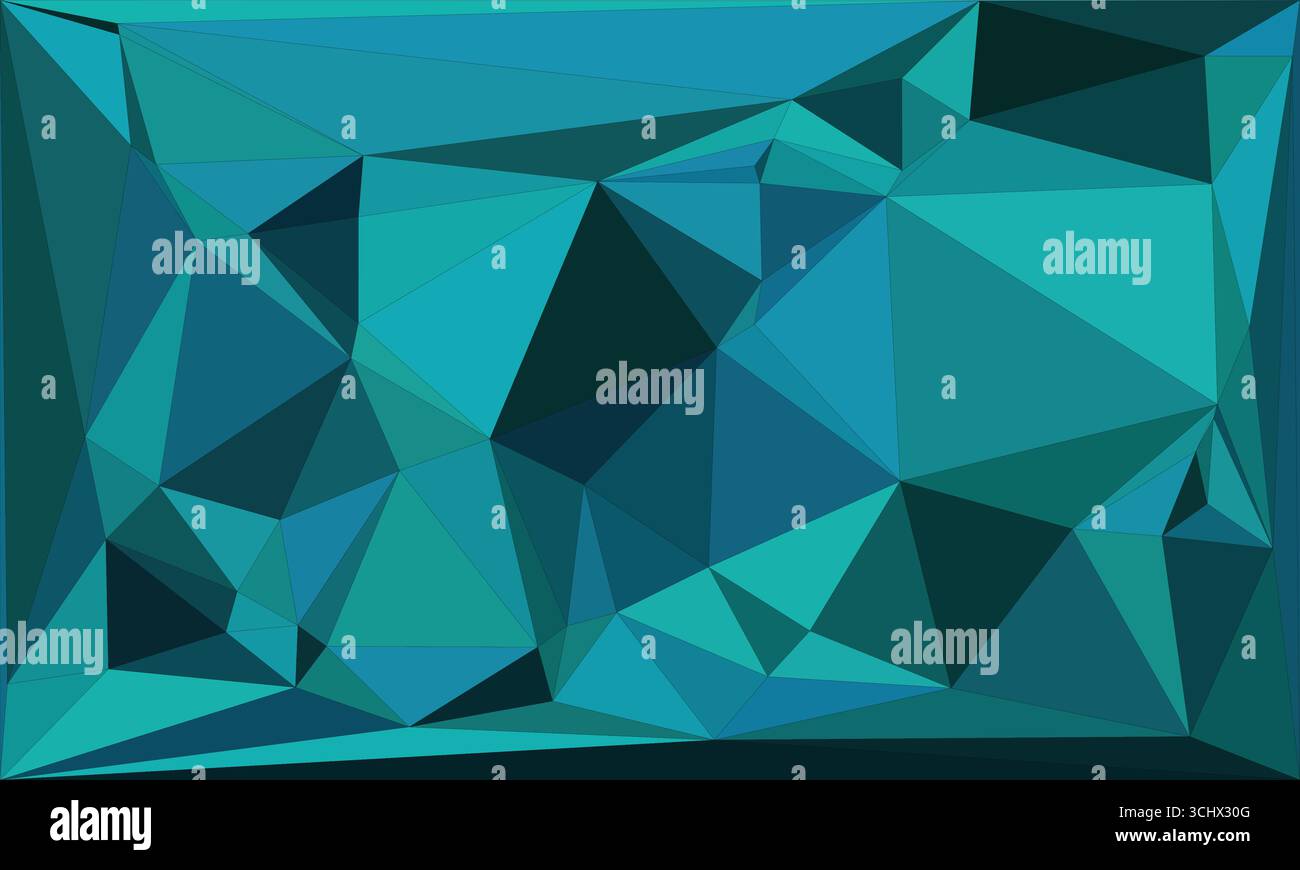 Polygonal mosaic with gradient color abstract geometric background. Low Poly background design. Technology low Poly background. Modern and trendy abst Stock Vector