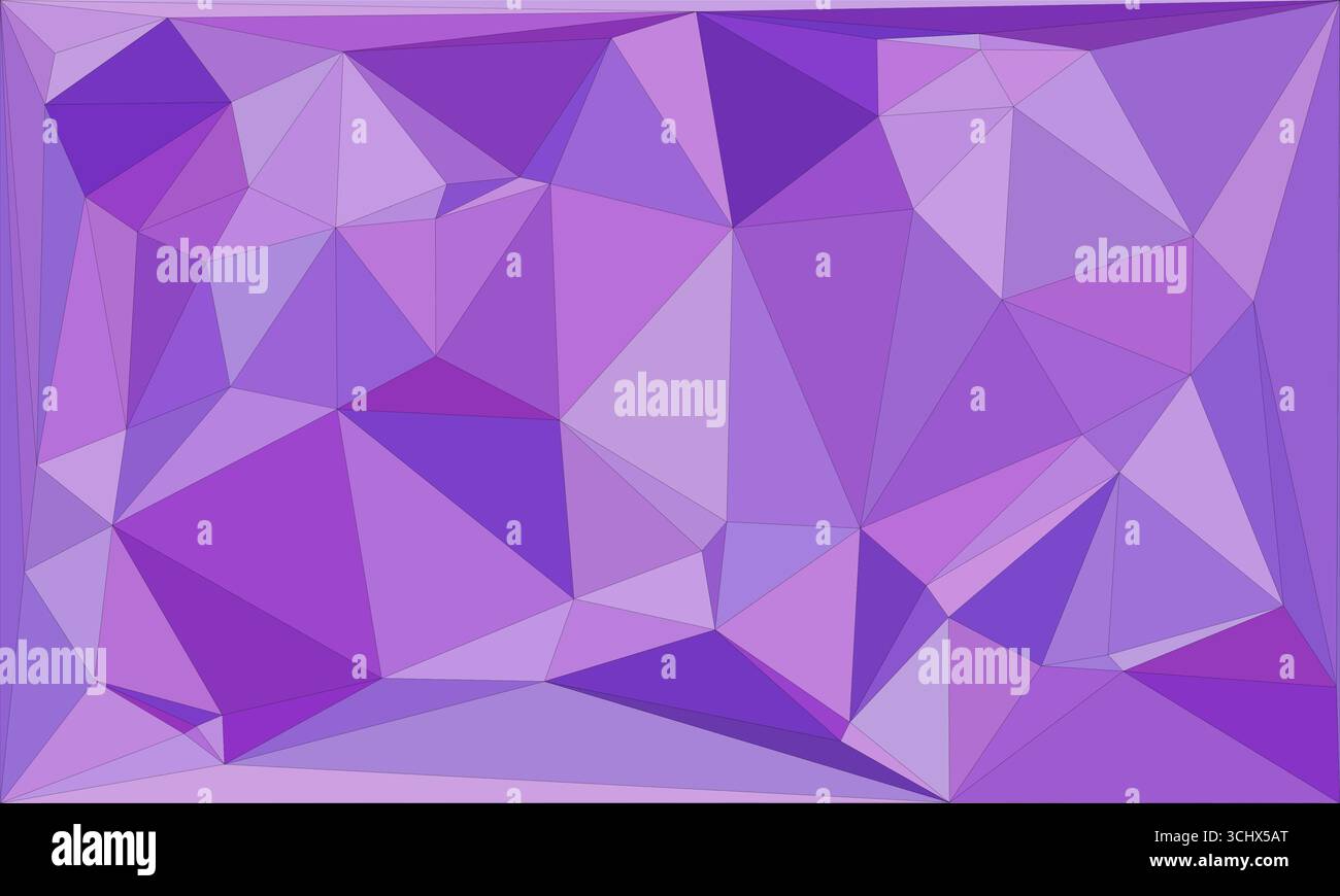 Polygonal mosaic with gradient color abstract geometric background. Low Poly background design. Technology low Poly background. Stock Vector