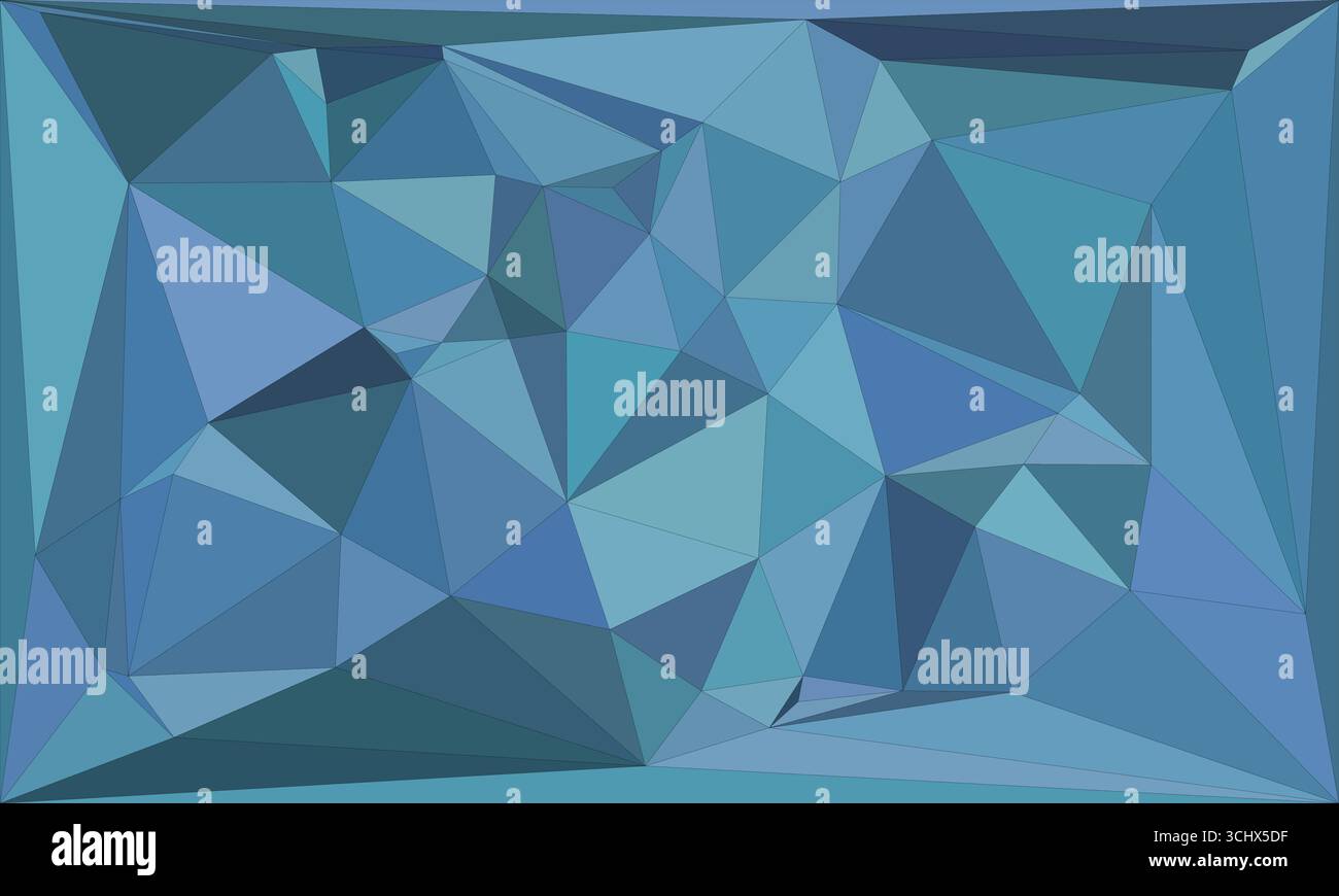 Polygonal mosaic with gradient color abstract geometric background. Low Poly background design. Technology low Poly background. Stock Vector