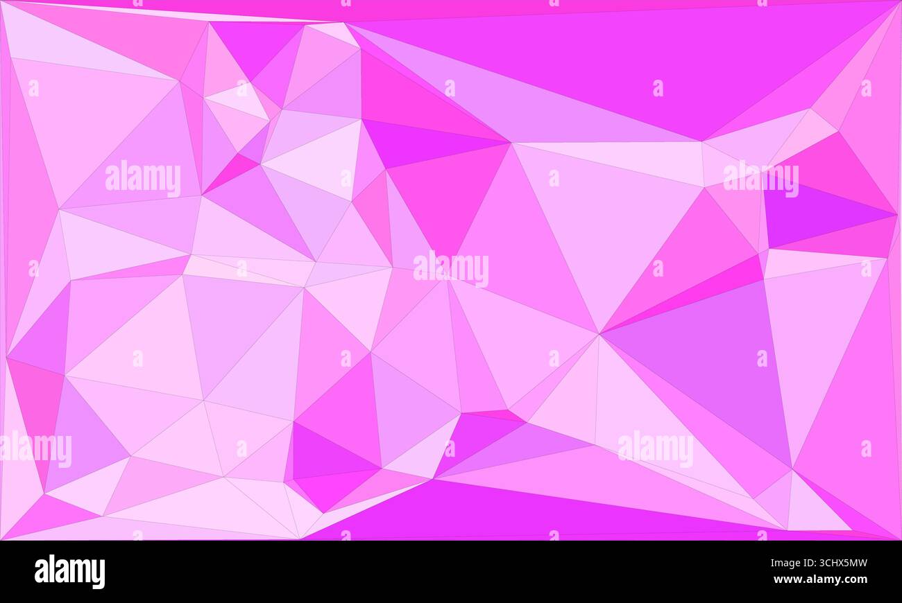 Polygonal mosaic with gradient color abstract geometric background. Low Poly background design. Technology low Poly background. Stock Vector