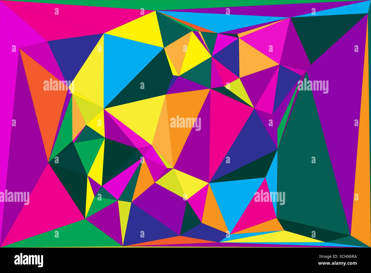 Polygonal mosaic with gradient color abstract geometric background. Low Poly background design. Technology low Poly background. Stock Vector