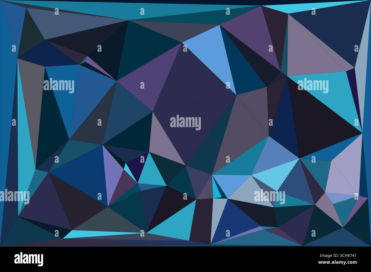 Polygonal mosaic with gradient color abstract geometric background. Low Poly background design. Technology low Poly background. Stock Vector