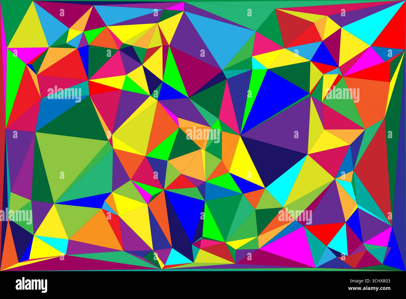 Polygonal mosaic with gradient color abstract geometric background. Low Poly background design. Technology low Poly background. Stock Vector
