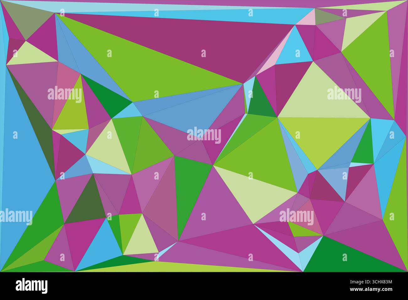 Polygonal mosaic with gradient color abstract geometric background. Low Poly background design. Technology low Poly background. Stock Vector