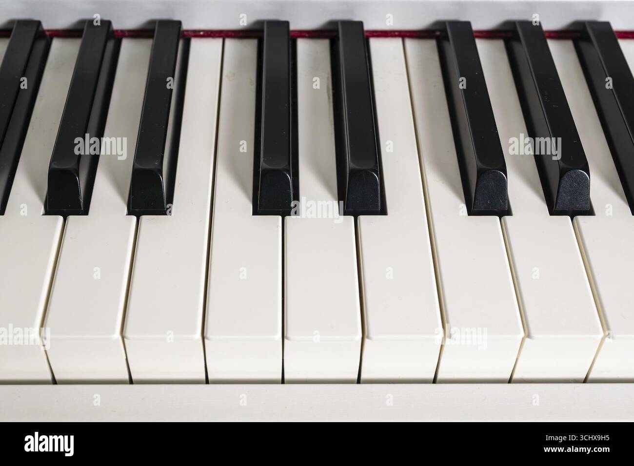 Symbol photo piano keyboard Stock Photo