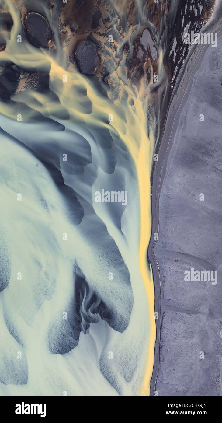 Alluvial fan aerial hi-res stock photography and images - Alamy