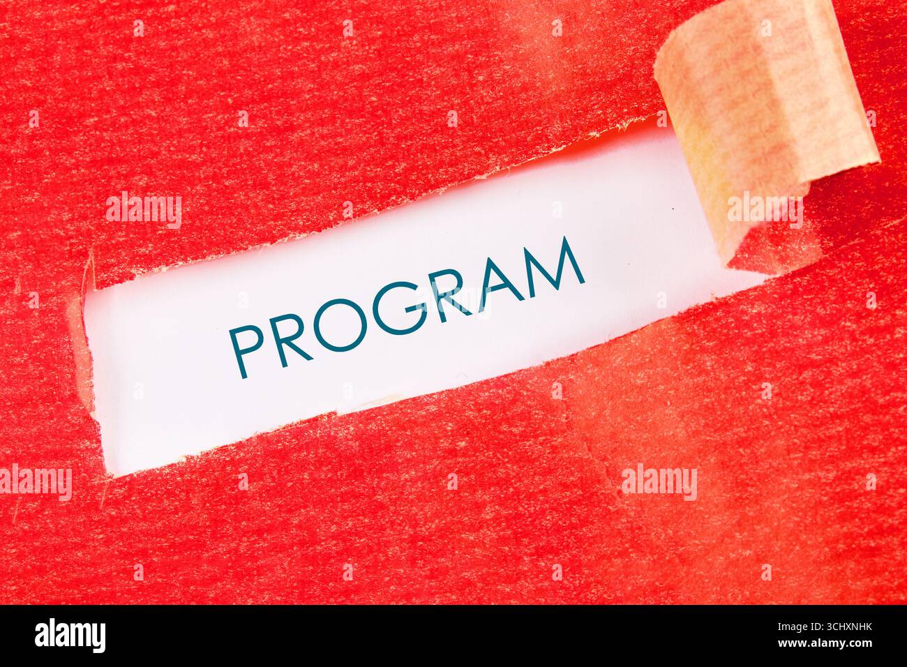 Concept word PROGRAM. Data Digital Programs System Technology Concept. Stock Photo