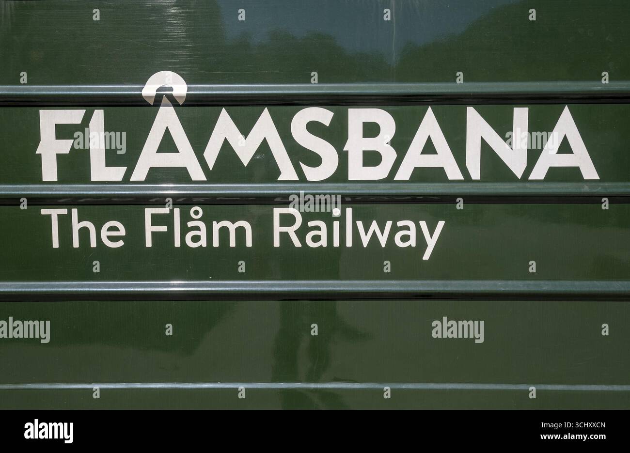 Journey On The Flam Railway Iron Railway Green Train With White journey-on-the-flam-railway-iron-railway-green-train-with-white