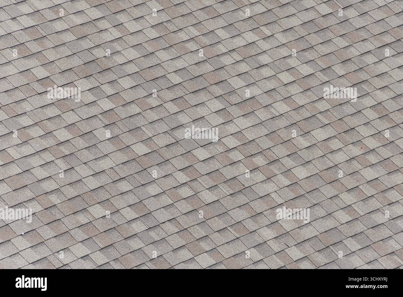 Asphalt Shingle Roof Tile style cover texture pattern for building architecture background Stock Photo