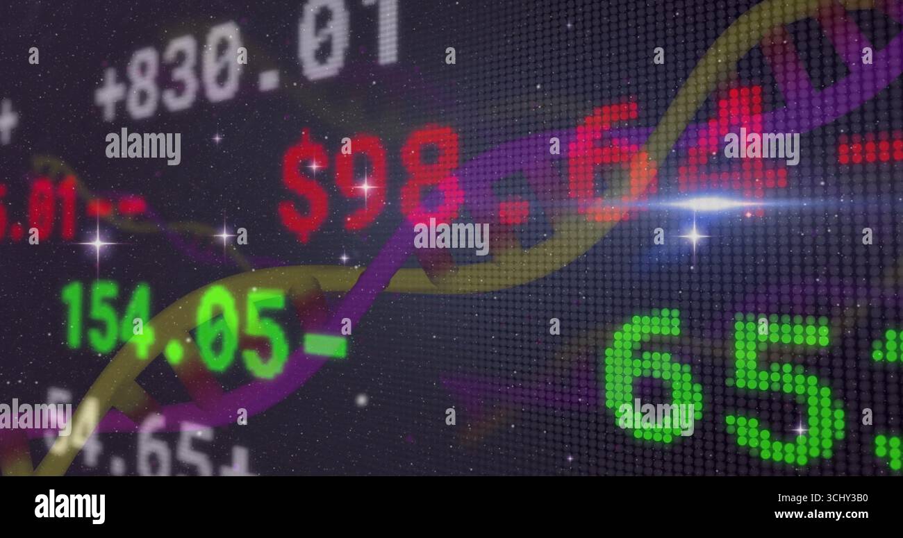 Displaying pixelated numeric ticker hi-res stock photography and images ...