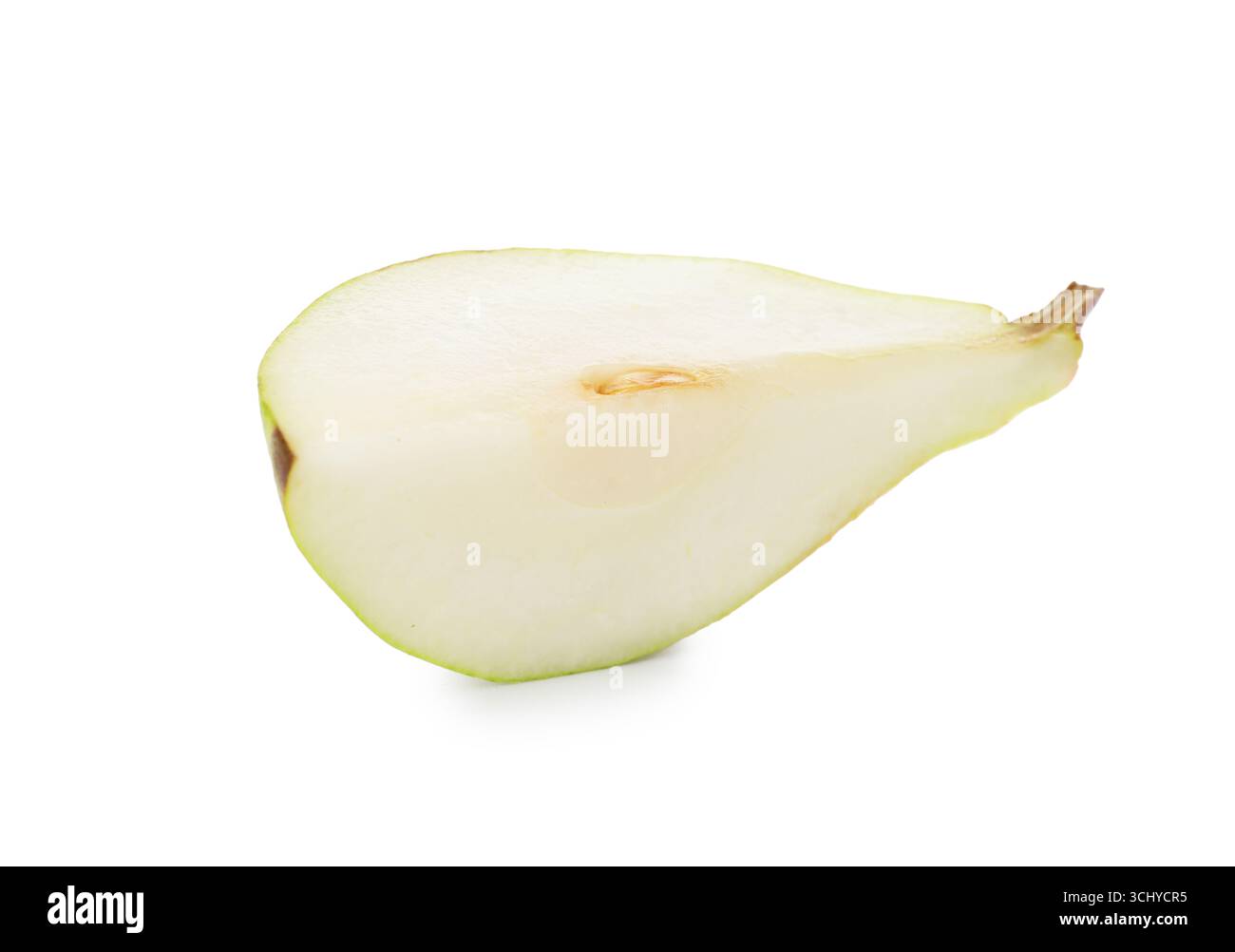 One piece ripe pear Cut Out Stock Images & Pictures - Alamy