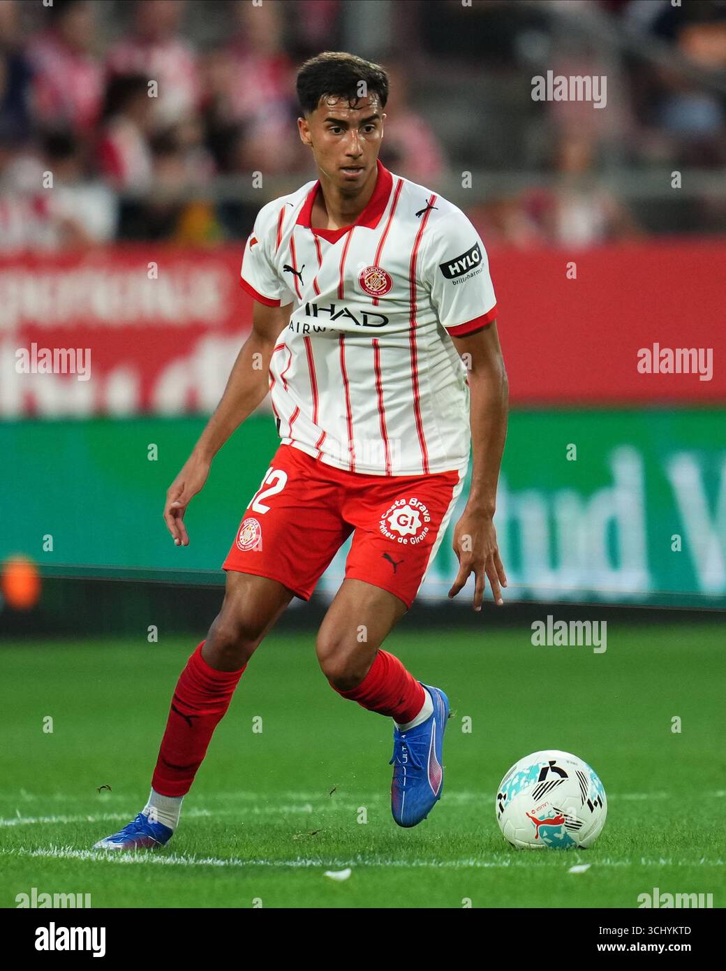 Vitor Reis of Girona FC during the La Liga match 2025-2026, date 3 ...