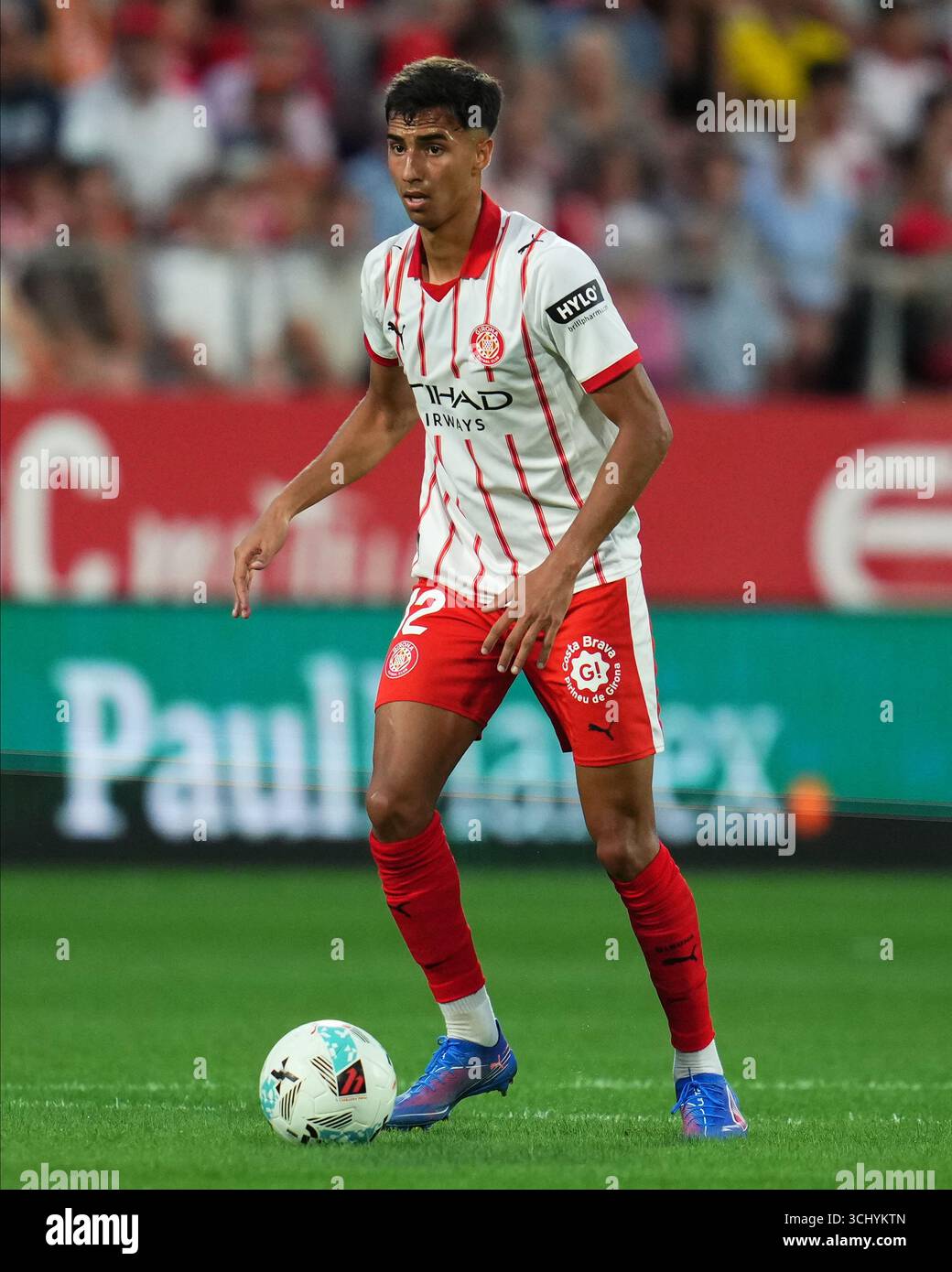 Vitor Reis of Girona FC during the La Liga match 2025-2026, date 3 ...