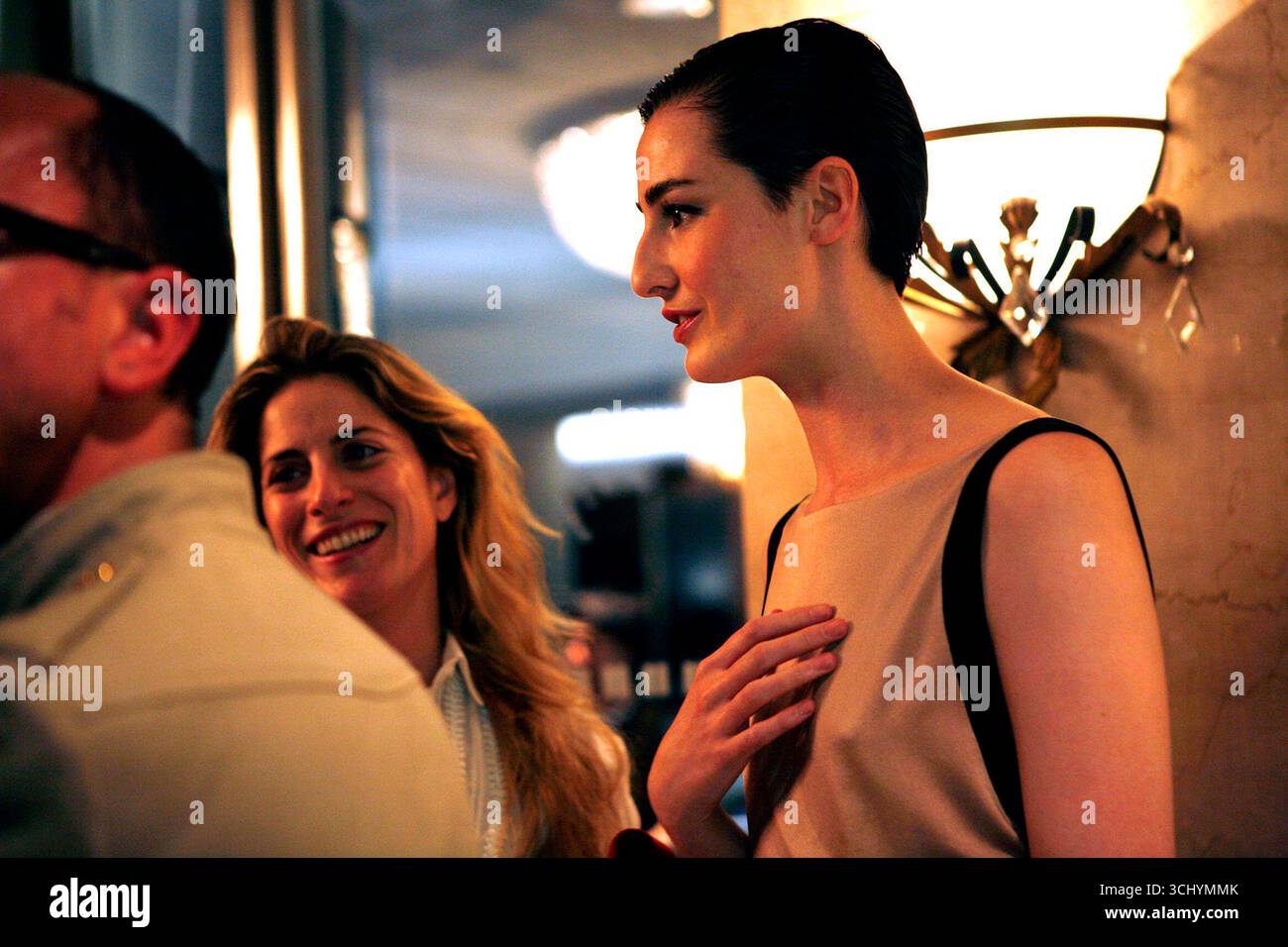 Erin O'Connor at the Julian MacDonald show at London Fashion Week - 22 September 2006 Stock Photo