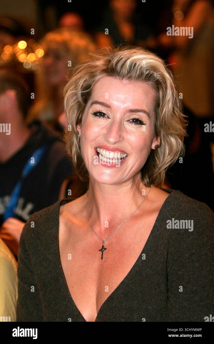 Selina Scott at the B Rude show at London Fashion Week - 22 September 2006 Stock Photo