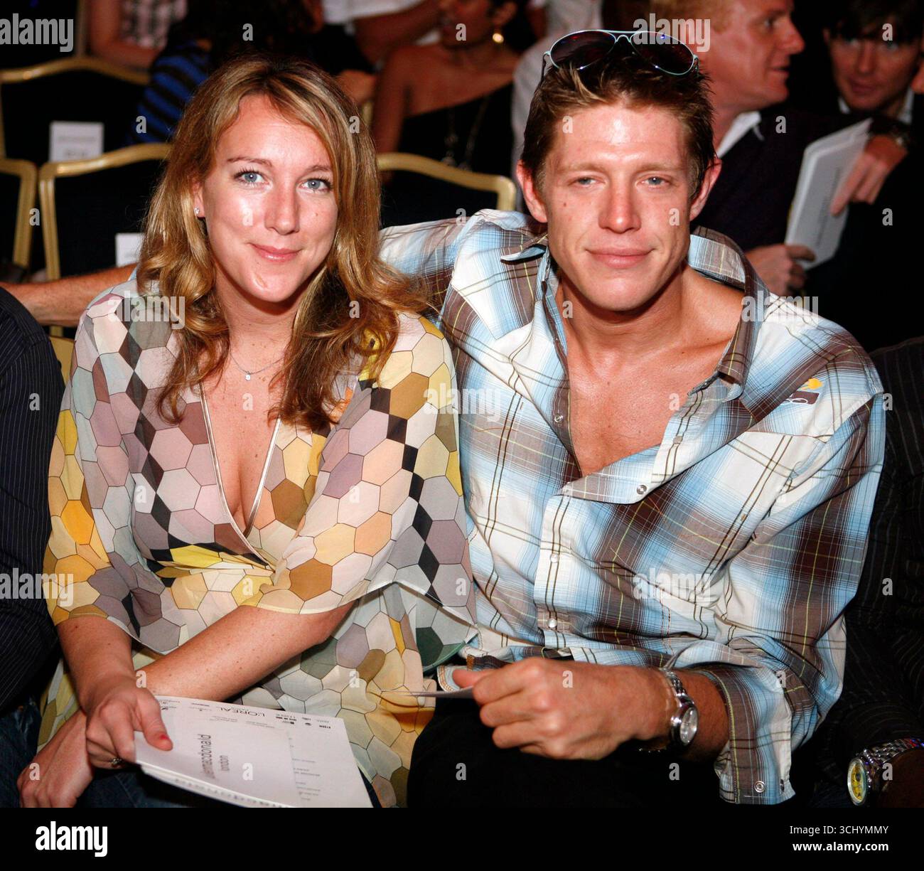 Chris Brosnan at the Julian MacDonald show at London Fashion Week - 22 September 2006 Stock Photo
