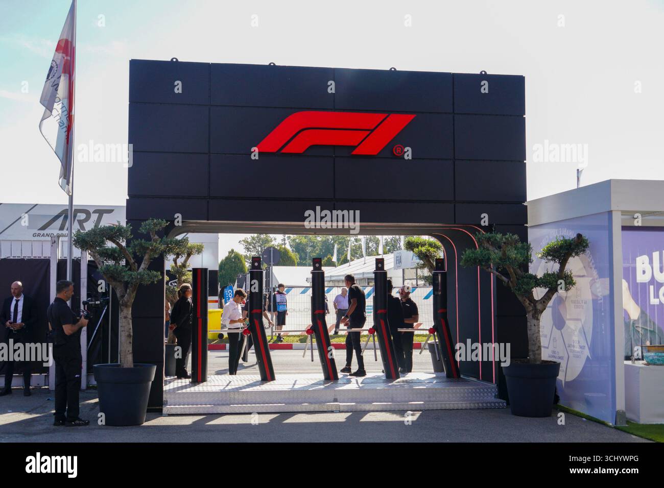 f1 paddock gate during the Formula 1 Pirelli Gran Premio d’Italia 2025 ...