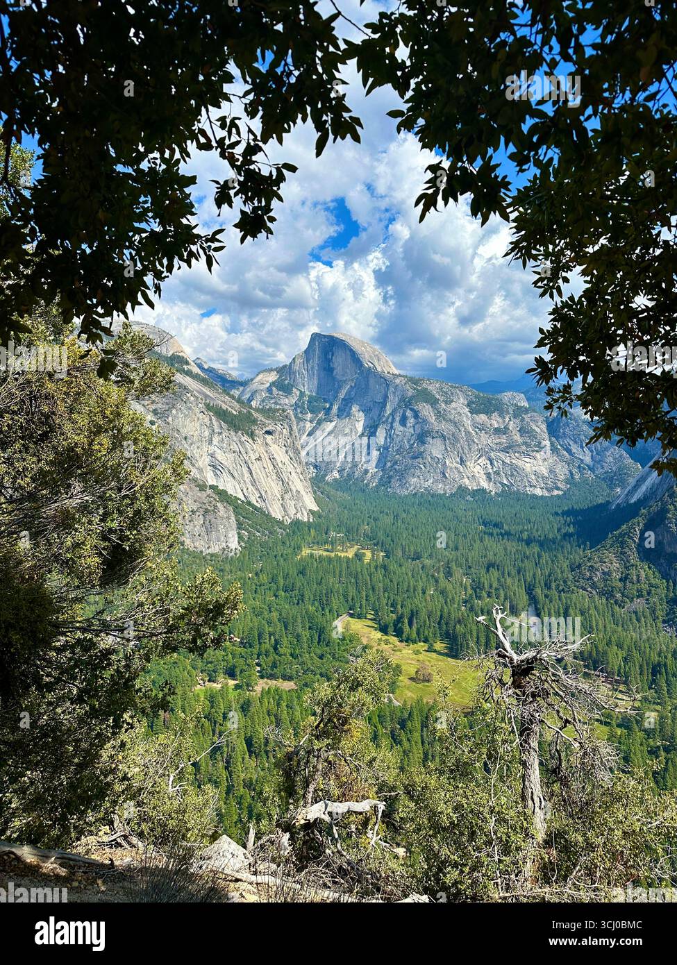 Half Dome in Yosemite - Smartphone Captured Stock Image