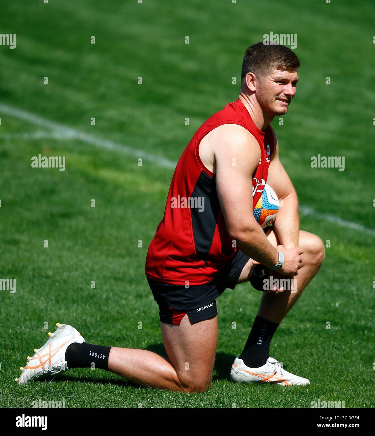 Owen Farrell of Saracens Rugby during the Saracens Rugby (uk) Captain ...