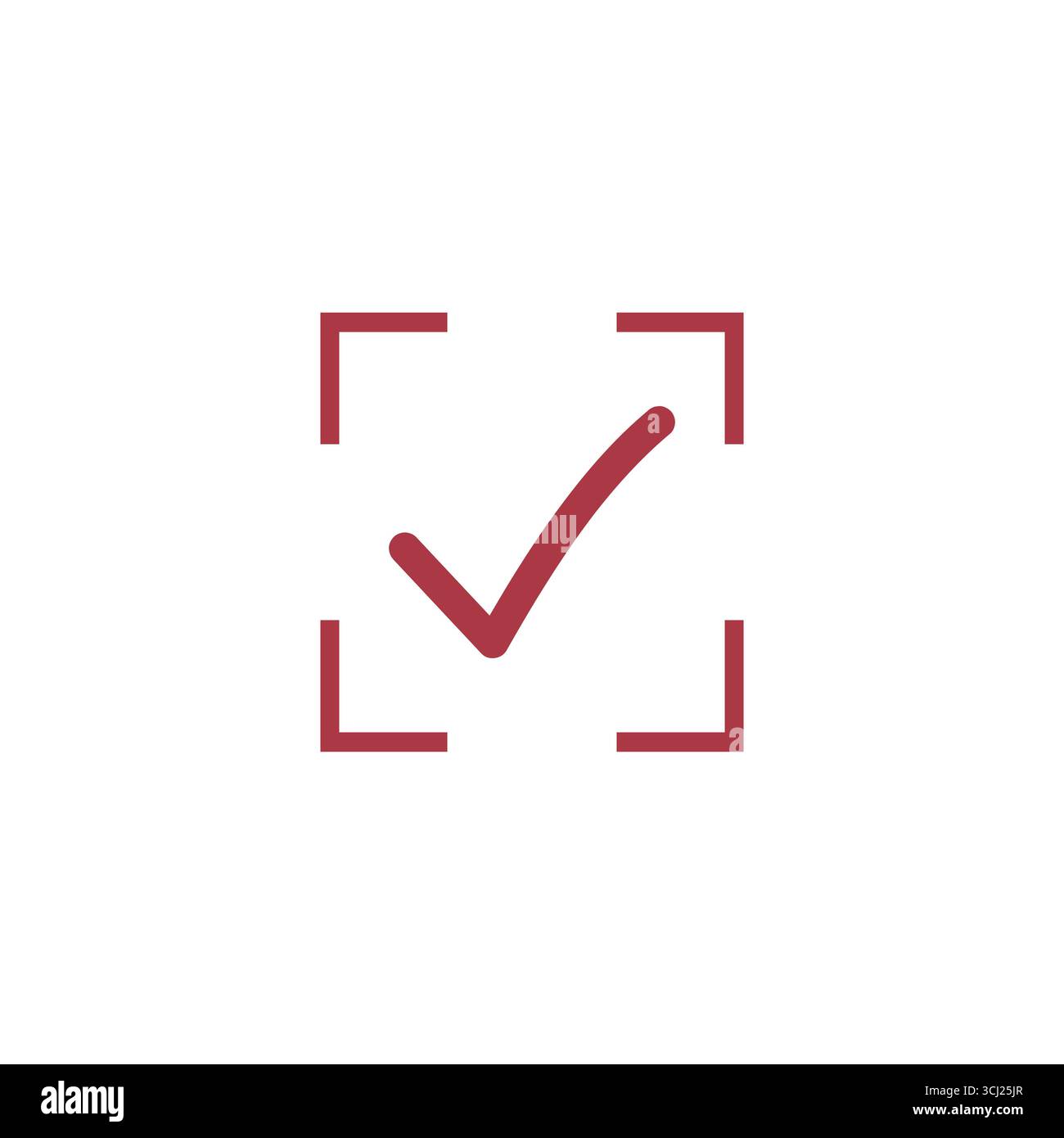 Check mark icon. Check mark vector. Checkbox sign checked. Approved ...