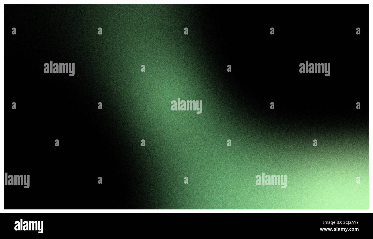 Minimalist green gradient background with soft light and grainy texture ...