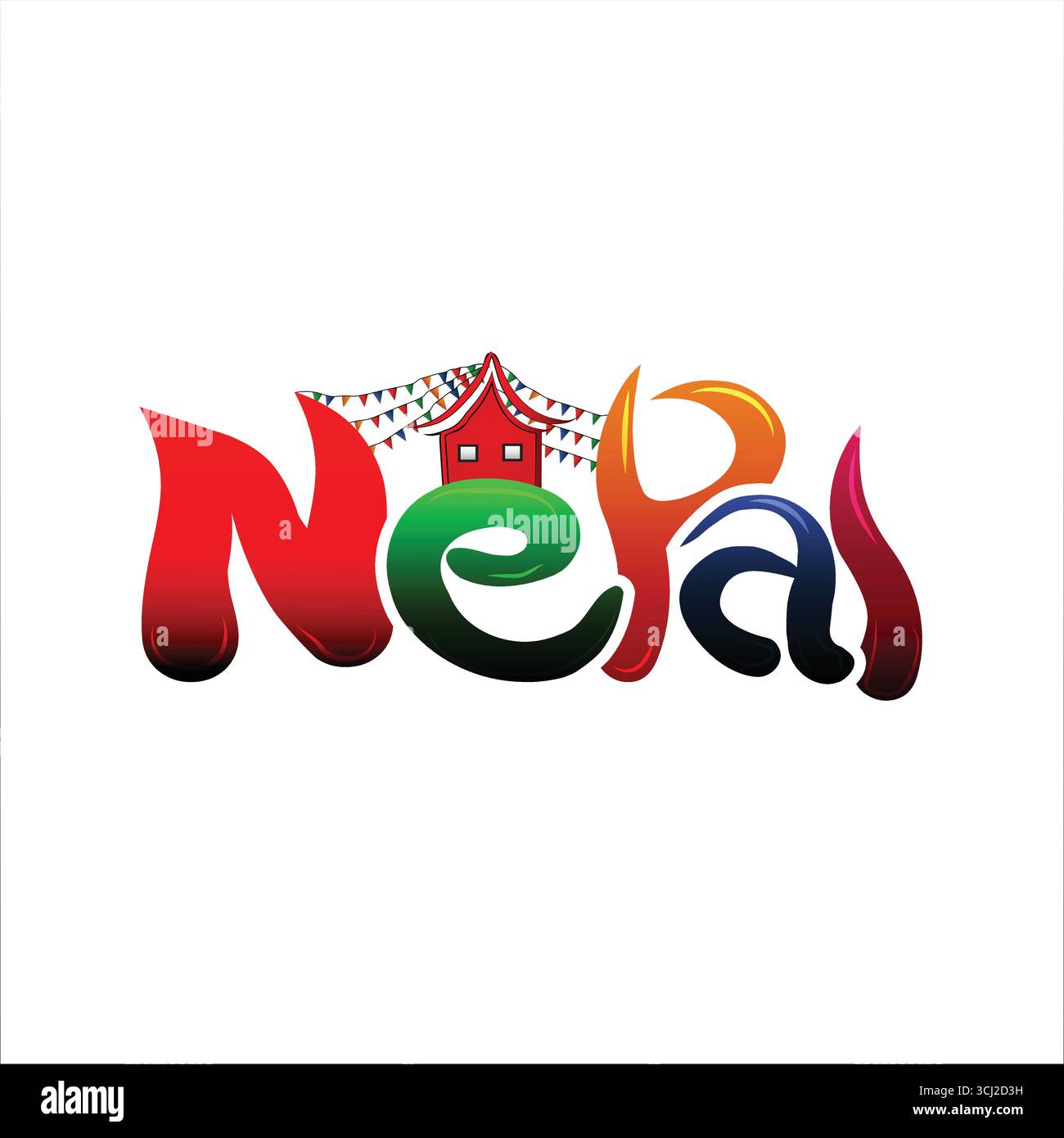 Pashupatinath temple Stock Vector Images - Alamy, image size:1300x1390