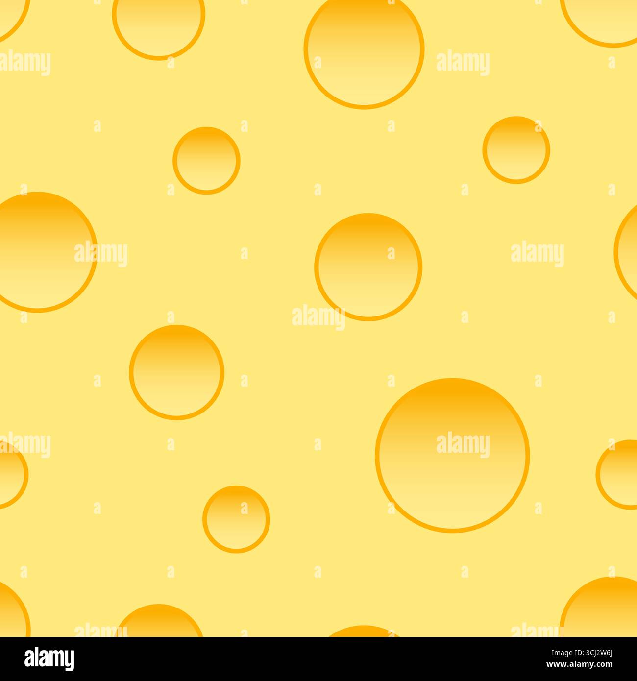 Cheese surface with holes, seamless pattern Stock Vector